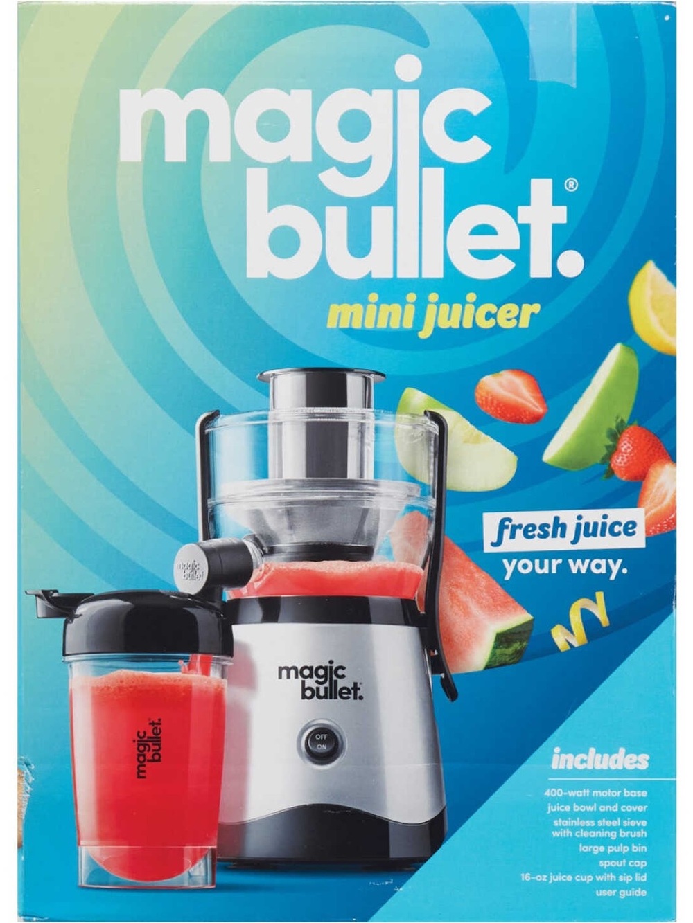 Magic Bullet Mini Juicer - Silver and Black